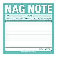 1-Count Knock Knock Nag Note Sticky Notes, To Do List Notepad, 3 x 3-inches