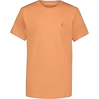 Nautica Boys' Short Sleeve Solid Crew Neck T-Shirt
