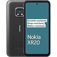 Nokia XR20 Dual-SIM 128GB ROM + 6GB RAM (GSM Only | No CDMA) Factory Unlocked 5G Smartphone (Granite) - International Version