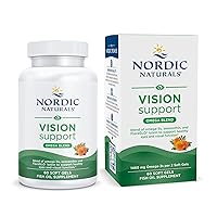 Omega Vision, Lemon - 60 Soft Gels - with Zeaxanthin and FloraGLO Lutein, for Healthy Eyes and Vision - 30 Servings