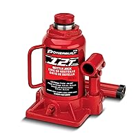Powerbuilt Heavy Duty 12-Ton Bottle Jack, 24000-Pound Capacity Hydraulic Car Lift, Vehicles, Trucks, Red 647502