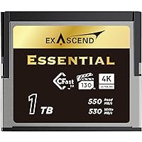 Essential 1 TB / 512 GB / 256 GB CFast 2.0 Card, Read up to 550MB/s (1 TB)