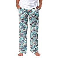 Disney Adult Lilo & Stitch Tropical Leaves Allover Print Sleep Lounge Pajama Pants
