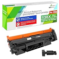 【NO CHIP, with Tool】 138X W1380X Compatible for H P 138A W1380A Toner Cartridge High Capacity 4000 Pages Replacement with H P Printers Laserjet Pro 3001dw 3001dw MFP 3101 3101fdw (1*Black)