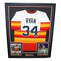 Nolan Ryan autographed Houston Astros Framed Nike Jersey JSA - Autographed MLB Jerseys