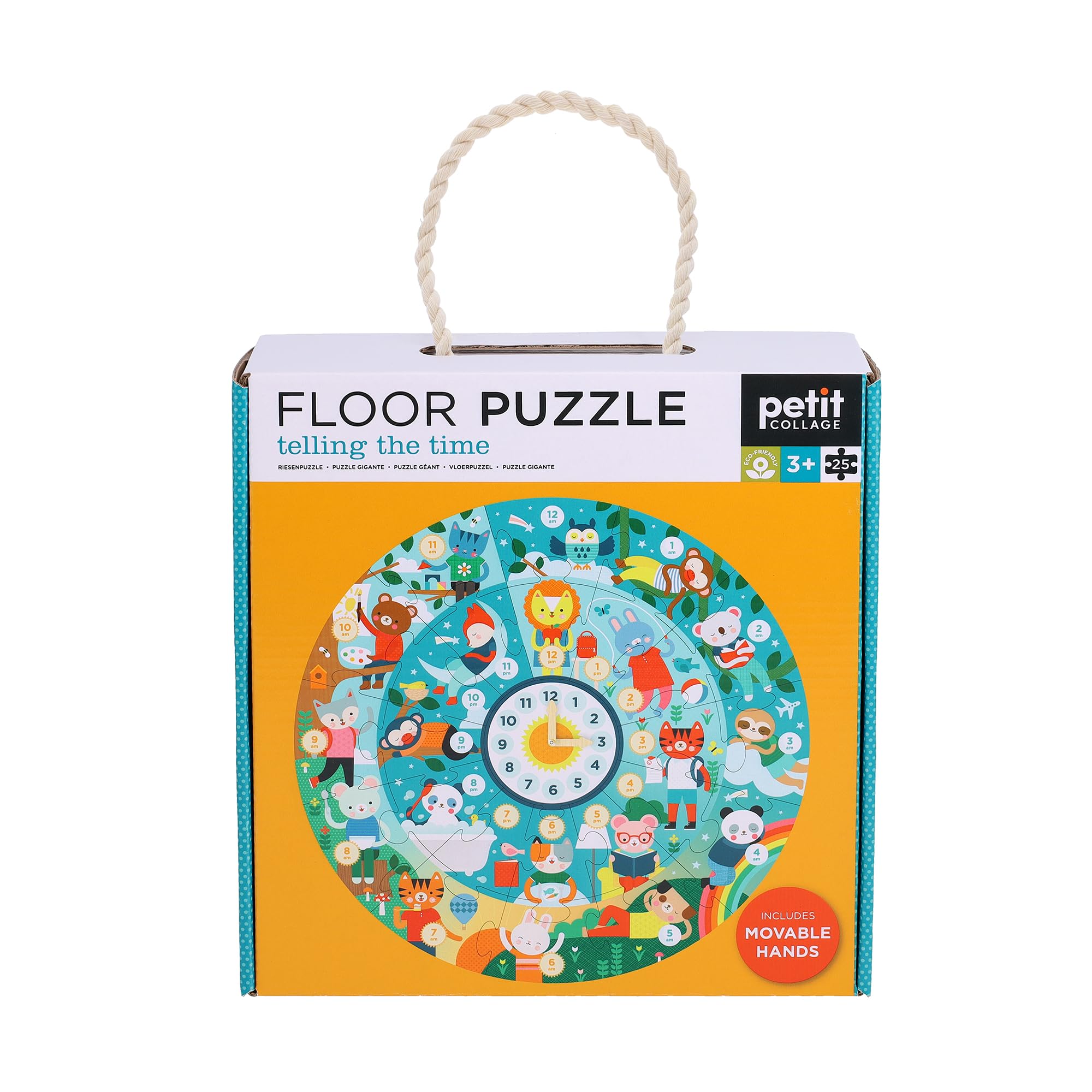 Floor Puzzle: Telling The Time