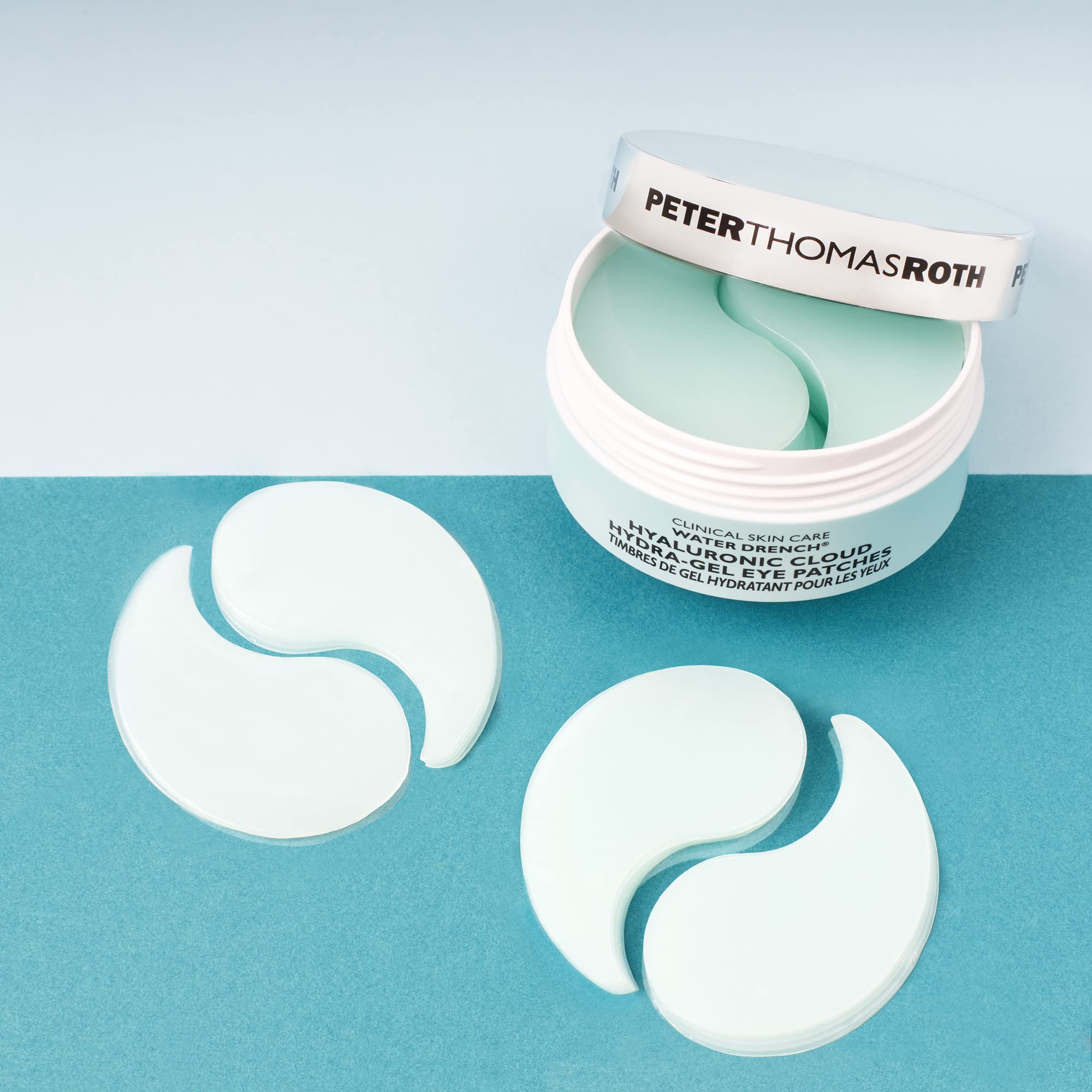 Peter Thomas Roth | Water Drench Hyaluronic Cloud Hydra-Gel Eye Patches | Hyaluronic Acid Under-Eye Patches for Fine Lines, Wrinkles and Puffiness