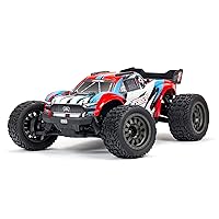 ARRMA RC Truck 1/10 VORTEKS 4X4 3S BLX Stadium Truck RTR (Batteries and Charger Not Included), Red, ARA4305V3T1