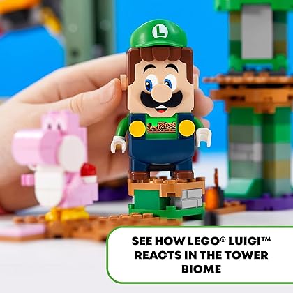 LEGO Super Mario Adventures with Luigi Starter Course 71387 Building Kit; Collectible Toy Playset for Creative Kids, New 2021 (280 Pieces)