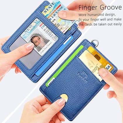 FurArt Slim Minimalist Wallet, Front Pocket Wallets, RFID Blocking, Credit Card Holder for Men&Women