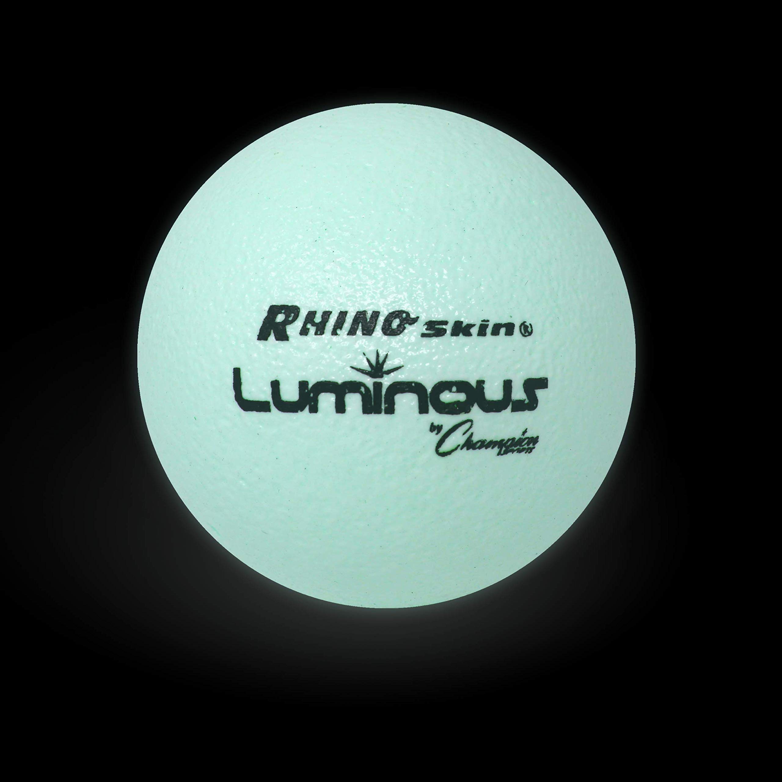 Champion Sports Premium Rhino Skin Extreme Color Low Bounce Dodgeballs - Glow in the Dark, Temperature Color Change, and Spider Grip – Multiple Styles
