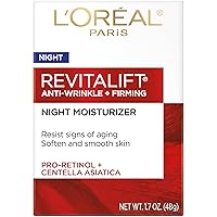 RevitaLift Anti-Wrinkle + Firming Night Cream Moisturizer 1.7 oz (Pack of 2)