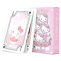 54 Pcs Kawaii Playing Cards for Card Games Poker Cards Cute Cartoons Deck of Cards Table Game Cards 3.5in × 2.4in