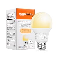 Smart 7.5 Watt A19 Dimmable LED Light Bulb, 2700 K, Soft White, 2.4 GHz Wi-Fi, 60W Equivalent 800LM, Works with Alexa Only, 1-Pack