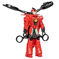 Transformers Toys EarthSpark 1-Step Flip Changer Terran Twitch, 4-Inch Action Figure, Robot Toys for Ages 6 and Up