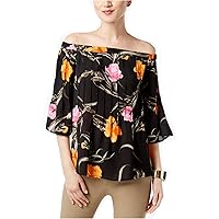 INC International Concepts Women's Petite Printed Off-The-Shoulder Top