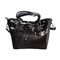 Crossbody Bag Cowhide Tote bag Real Leather bag hair on cow print Shoulder Bag Women Purse Handmade Travel Bag