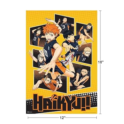 Haikyuu Season 2 Anime Japanese Anime Stuff Haikyuu Manga Haikyu Anime  Poster Crunchyroll Streaming Anime Merch Animated Series Show Karasuno  Volleyball Cool Wall Decor Art Print Poster 24x36 - Poster Foundry