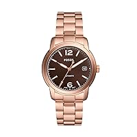 Fossil Heritage Unisex Automatic Brown Dial Watch ME3258, Bracelet