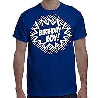 Mens Birthday Boy Superhero T-Shirt