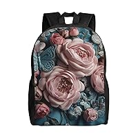 Luxurious Fabrics Print Backpack for Women Men Lightweight Laptop Backpacks Travel Laptop Bag Casual Daypack