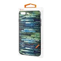 Reiko iPhone 7 Plus Embossed Wood Pattern Design TPU Case with Multi-Letter Cell Phone Case for Apple iPhone 7 Plus - Mix
