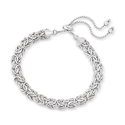 Ross-Simons Sterling Silver Byzantine Bolo Bracelet