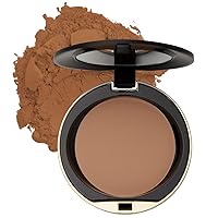 Milani Conceal + Perfect Shine-Proof Powder - (0.42 Ounce) Vegan, Cruelty-Free Oil-Absorbing Face Powder that Mattifies Skin and Tightens Pores (Dark Deep)