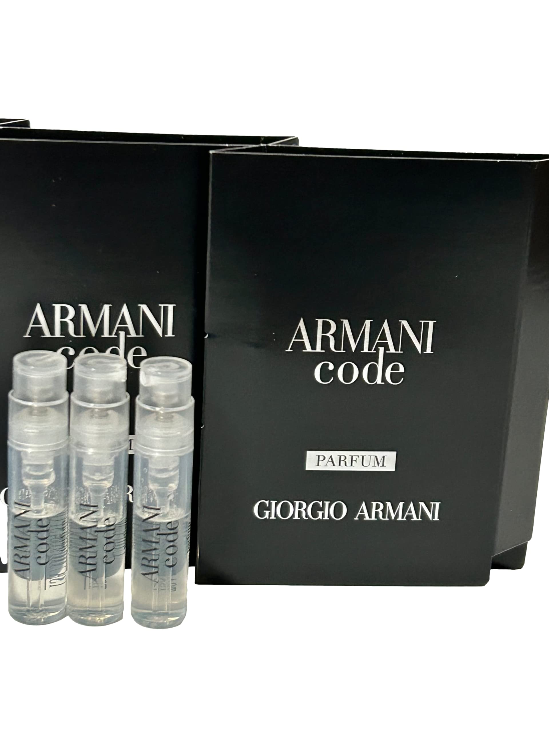 GIORGIO ARMANI Men ARMANI CODE PARFUM Sample Spray Perfume 1.2ml /.04 oz - 3 PCS set