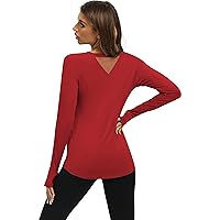 Mippo Long Sleeve Workout Shirts for Women Yoga Athletic Tops Mesh Thumhole Gym Clothes