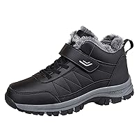 Mens Running Shoes Tennis Walking Sneakers Mens Running Shoes Tennis Walking Sneakers Couple Models Men's Middle Aged and Elderly High Top Plus Velvet Thickening
