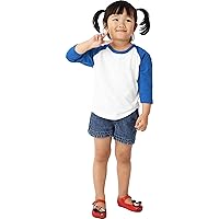 Infants Raglan 3/4 Sleeve Shirt Slim Comfort Fit Baseball Jersey Toddler Tee