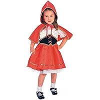 Forum Novelties Kids Deluxe Lil' Red Riding Hood Costume, Toddler, One Color , 41 Inch (Pack of 1)