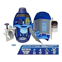 – The Mega Buster Transforming Lab Playset with Over Ten Unique Action Features! Fitsup to Six Figures! Based On The New Show!