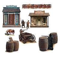Beistle Wild West Shootout Props Wall Add-Ons