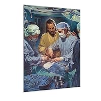 MODINK Jesus Chief of The Medical Staff Poster Poster Decorative Painting Canvas Wall Art Living Room Posters Bedroom Painting 8x10inch(20x26cm)