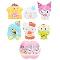 Sanrio Hello Kitty and Friends Cute Water Filled Surprise Capsule Squishy Toy [Series 2] [Birthday Gift Bag, Party Favor, Gift Basket Filler, Stress Relief Toy] – 2 Pc. (Mystery – Blind Capsule)