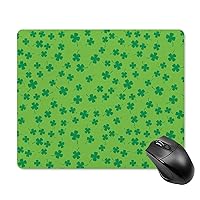 Leaves of Clover Durable Mouse Pad Fashion Non-Slip Waterproof Gaming Mouse Mat Unisex Home Office 18 * 22cm