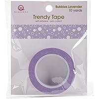 Queen & Co Trendy Tape, 10 yd, Bubbles Lavender