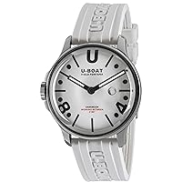 Darmoon Mens Analog Swiss Quartz Watch with Silicone Bracelet 9542