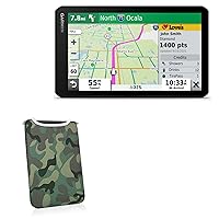 BoxWave Case Compatible with Garmin dezlCam OTR710 (8 in) - Camouflage SlipSuit, Slim Design Camo Neoprene Slip On Pouch