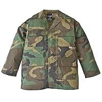 Trendy Apparel Shop Youth Kid's Battle Dress Uniform Camouflage Print Top