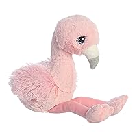 Aurora® Inspirational Precious Moments™ Flora Flamingo Stuffed Animal - Cherished Memories - Enduring Comfort - Pink 8.5 Inches
