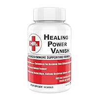 Herp Rescue Healing Power Vanish HPV Support Supplements Supports Healthy Immune Response 1450mg - Pure Shiitake Mushroom Extract & Red Marine Algae Supplements - Immune System Booster - 60 Capsules