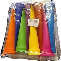 Hardeman Kitchen Silicone Ice Pop Molds | Set of 8 Reusable Popsicle Molds for Kids and Adults DIY | Frozen Popsicle Molds With Lids for A Healthier Snack Choice