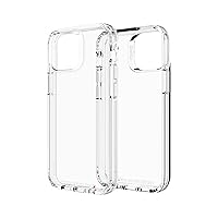 Gear4 ZAGG Crystal Palace Clear Case with Advanced Impact Protection [ Approved by D3O ], Slim, Tough Design for Apple iPhone 13 Mini – Clear (702008194)