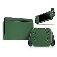 Compatible with Nintendo 3DS XL (2012) - Skin Decal Protective Scratch Resistant Vinyl Wrap Gaming Cover- Solid Hunter Green