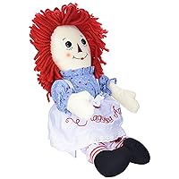 Timeless Raggedy Ann & Raggedy Andy® Raggedy Ann Classic Stuffed Animal - Cherished Memories - Lasting Play - Multicolor 16 Inches