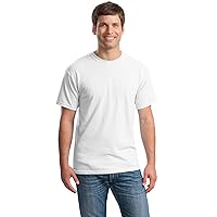 Gildan 5.4 oz Cotton T-shirt (5000) Tee Small White