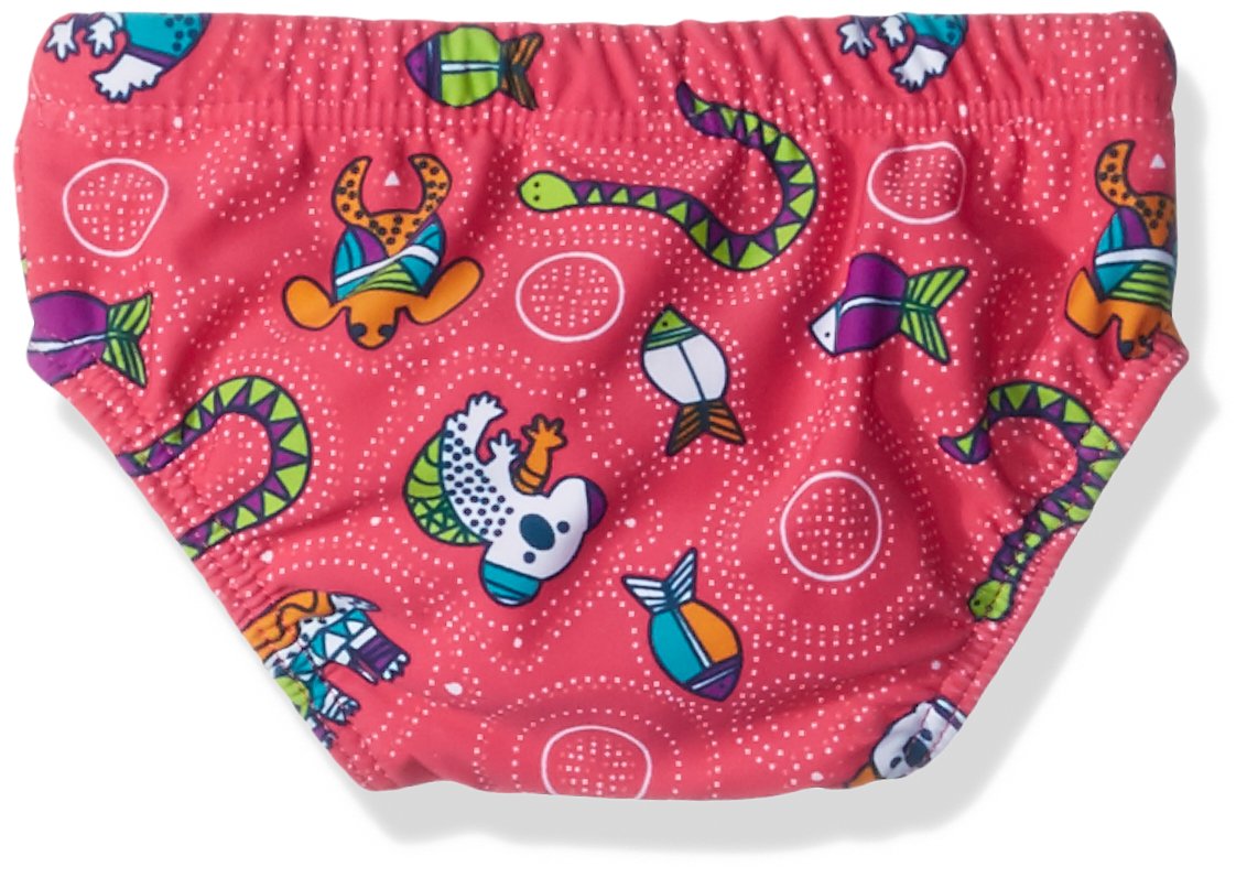 Baby Banz Baby-Girls Newborn Upf 50+ Swim Diaper Solid Coolgardie Pink